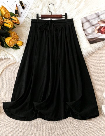 
						Fusta SHEIN CURVE, negru