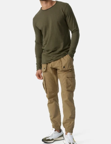 Pantaloni INDICODE, maro deschis