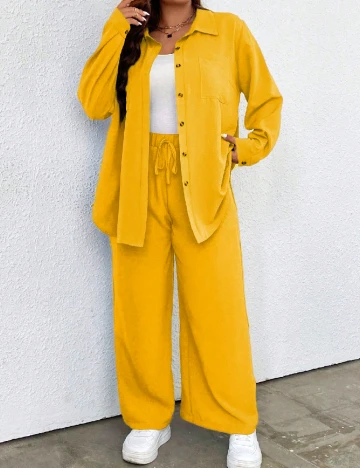 Compleu SHEIN CURVE, galben