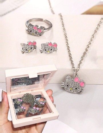
						Set bijuterii SHEIN, argintiu