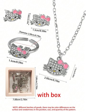 Set bijuterii SHEIN, argintiu