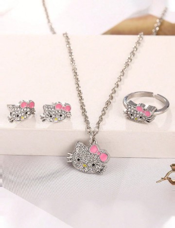 Set bijuterii SHEIN, argintiu