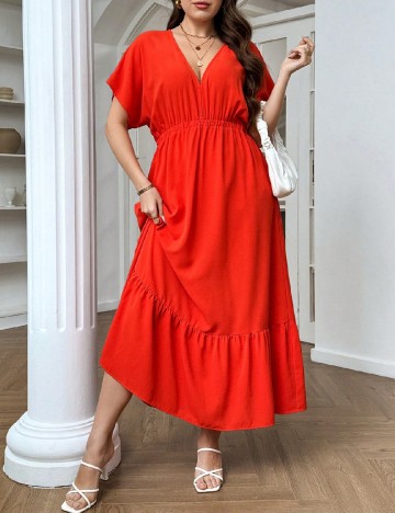 
						Rochie lunga SHEIN CURVE, portocaliu