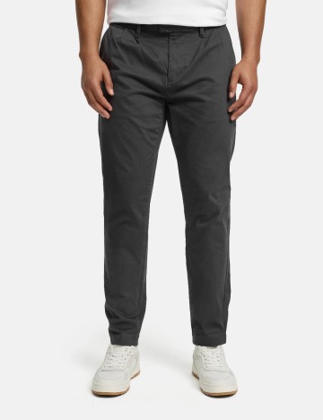 Pantaloni INDICODE, gri inchis