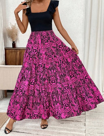 
						Compleu SHEIN, negru/roz