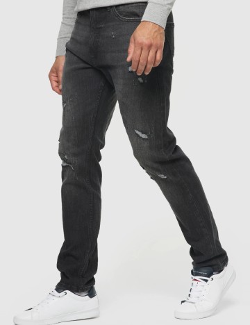 Blugi INDICODE, gri inchis