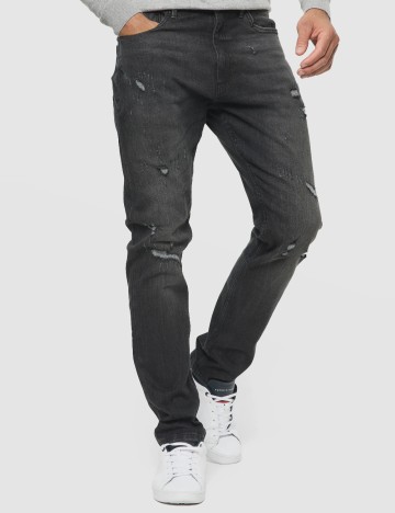 Blugi INDICODE, gri inchis