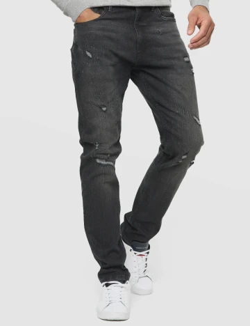 Blugi INDICODE, gri inchis