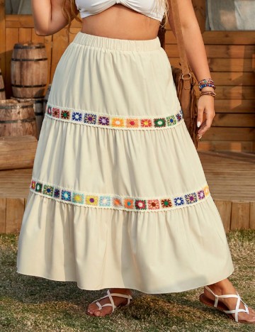 Fusta SHEIN CURVE, mix culori