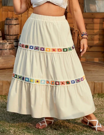 Fusta SHEIN CURVE, mix culori