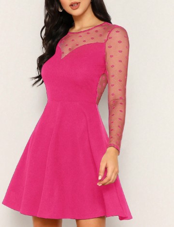 Rochie scurta SHEIN, roz