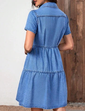 Rochie scurta SHEIN, albastru