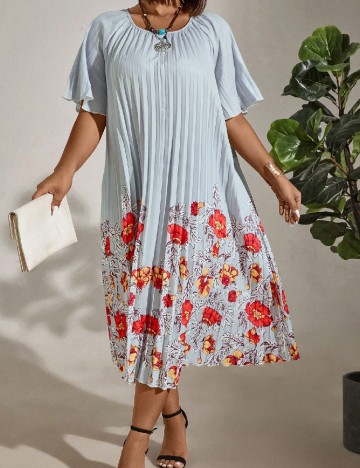 
						Rochie medie SHEIN CURVE, mix culori