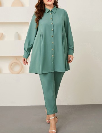 
						Compleu SHEIN CURVE, turcoaz