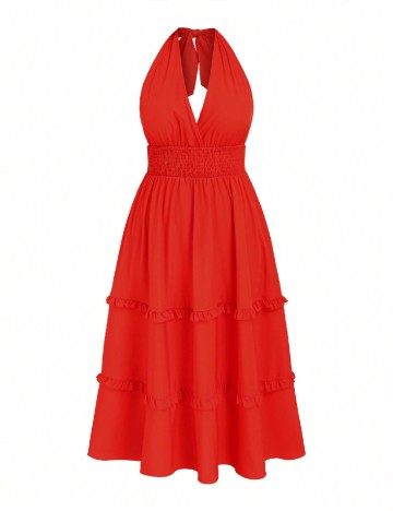 
						Rochie medie SHEIN CURVE, rosu