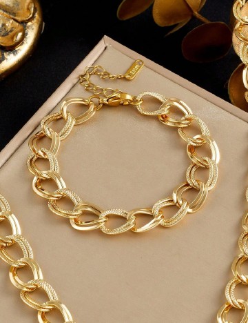 
						Bratara SHEIN, auriu