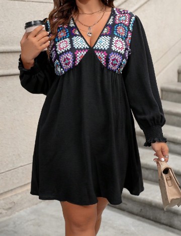 
						Rochie scurta SHEIN CURVE, negru