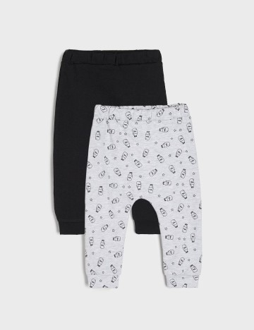 
						Set pantaloni 2 perechi Sinsay, negru/gri