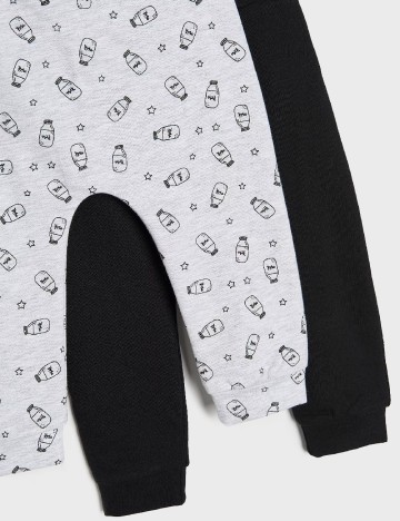 Set pantaloni 2 perechi Sinsay, negru/gri