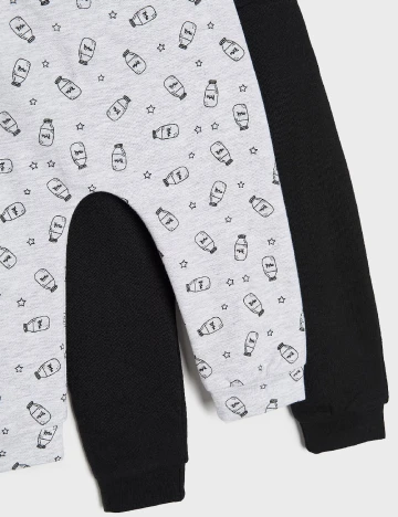 Set pantaloni 2 perechi Sinsay, negru/gri