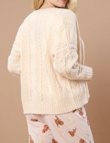 Cardigan Sinsay, crem