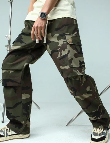 Pantaloni SHEIN, army