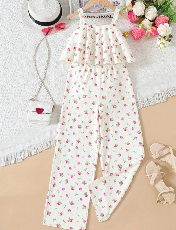 
						Salopeta Shein Kids, floral