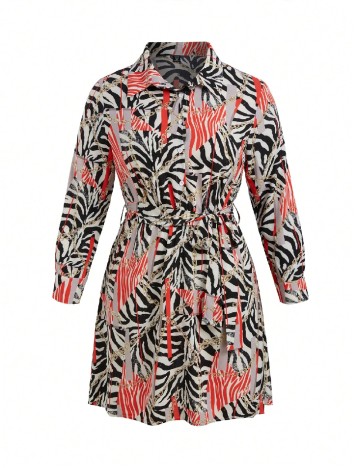 
						Rochie scurta SHEIN CURVE, mix culori