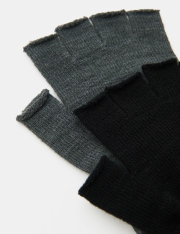 Set manusi 2 perechi Sinsay, negru/gri