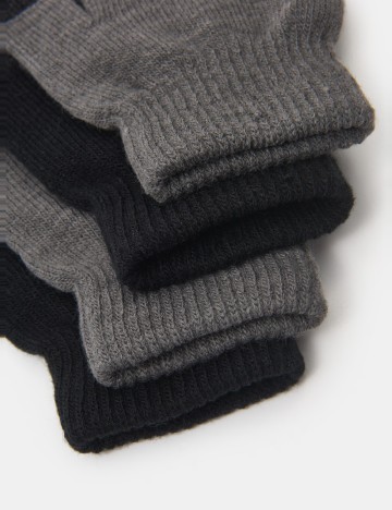 Set manusi 2 perechi Sinsay, negru/gri