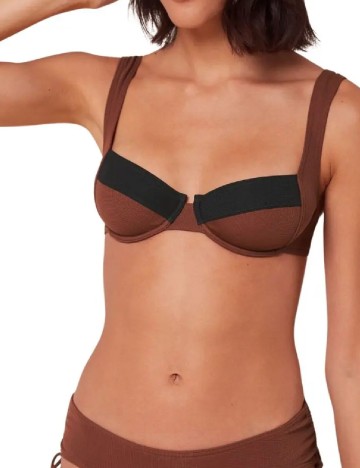 
						Sutien de baie Triumph, maro