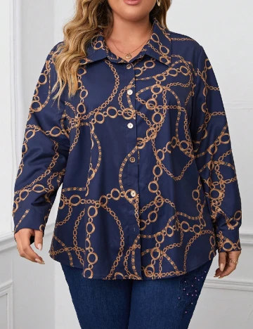 Camasa Emery Rose Curve, bleumarin