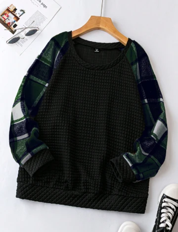 Bluza SHEIN CURVE, negru