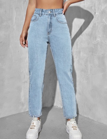 
						Blugi SHEIN, albastru