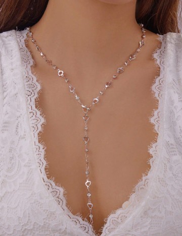 
						Colier SHEIN, argintiu