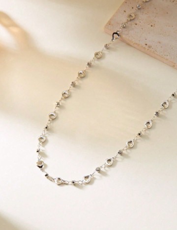 Colier SHEIN, argintiu