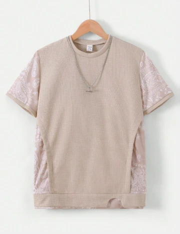 Tricou Shein Kids, bej