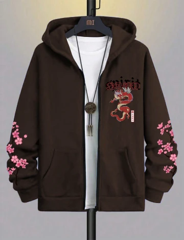 Hanorac SHEIN, maro deschis