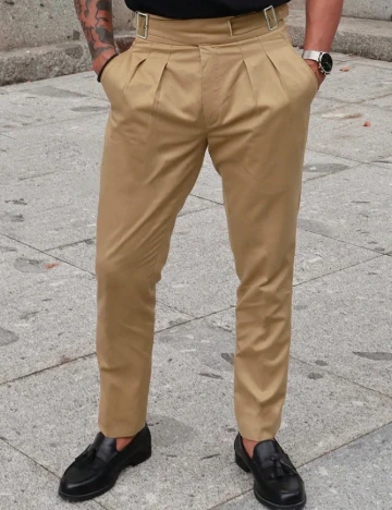Pantaloni SHEIN, maro deschis