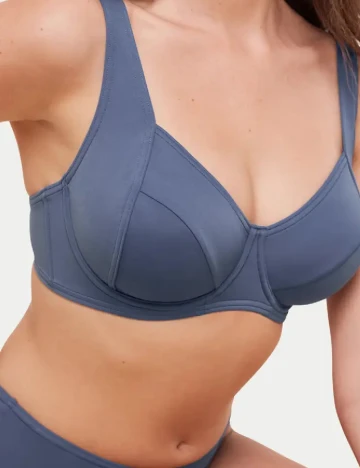 Sutien de baie Triumph, albastru