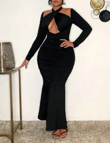 Rochie lunga SHEIN, negru