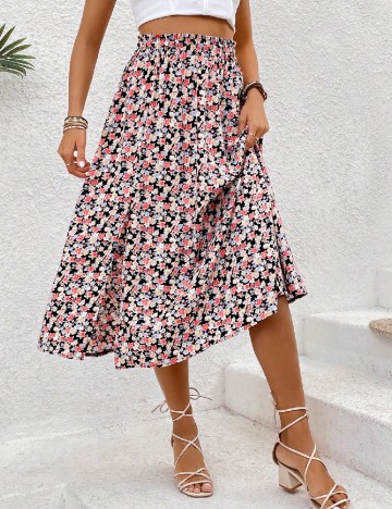 
						Fusta SHEIN, floral print