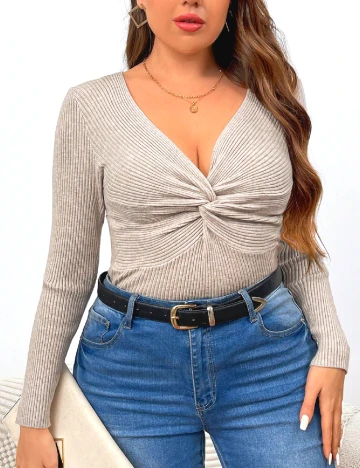 Bluza SHEIN CURVE, crem