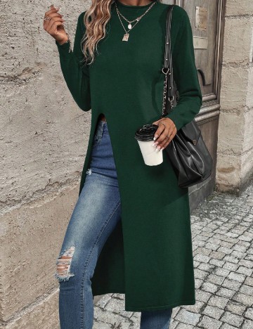 
						Bluza SHEIN, verde inchis