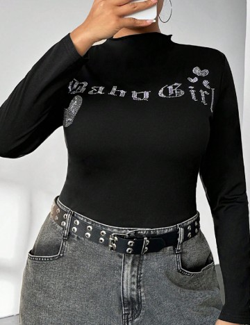 
						Bluza SHEIN CURVE, negru