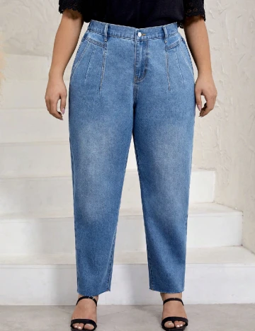 Blugi SHEIN CURVE, albastru