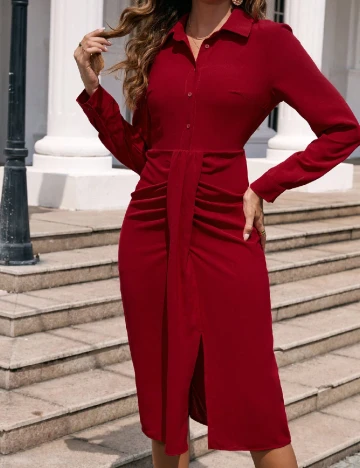 Rochie medie SHEIN, rosu