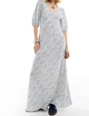 Rochie lunga ASOS, alb