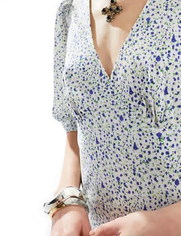 Rochie lunga ASOS, alb