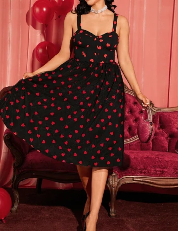 Rochie medie SHEIN, negru